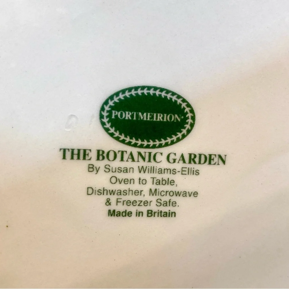 Portmeirion Ceramic Floral The Botanic Garden Pitcher Vase Made in Britain Jug